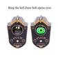Halloween deurbel met één oog