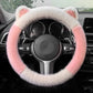 🎁Kerstuitverkoop - 30%🎅 korting Antislip Zachte Kattenoren Pluche Stuurwielhoes