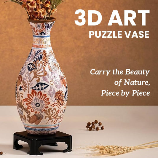 🎄Kerstmis Promotie-30% UIT🎄 3D kunst puzzel vaas