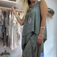 Casual Vrouwen Hoog Laag Hem Tops