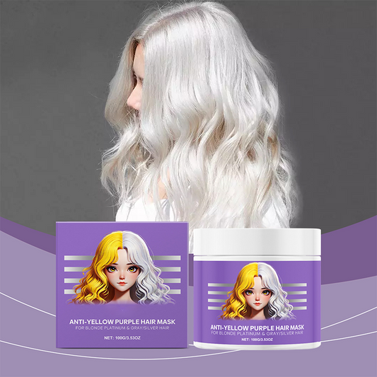 Anti-gele paarse haarmaske
