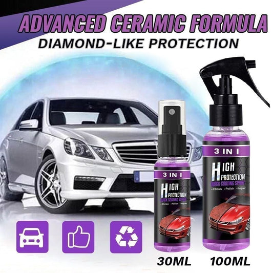 3-IN-1 Hoogwaardige Snelle Auto Coating Spray met Hoge Bescherming