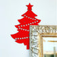Kerstmis deur frame decoratie